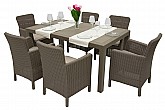 Artificial rattan (pressed) - dining sets