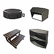 Accessories for inflatable hot tubs