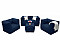 MODULTEX textile modular set for 4 people (dark blue)