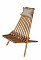 Garden relaxation chair NIXON (teak)