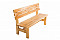 Solid wooden garden bench TEA 04 with a thickness of 38 mm