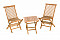 Garden teak set FOXI MINI 1+2 (FREE cushions)