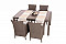 Artificial rattan garden set HAVANA 1+4 (cappuccino)