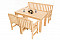 Massive garden set made of pine LONDON 1+2+1 (32 mm) - different lengths