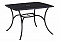 Metal table QUADRA 100x100 cm (black)