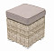 Stool SEVILLA 40 x 40 cm (beige)