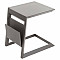 Metal side table LISBON (grey-brown)