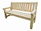 Massive ROBUSTA pine garden bench 3-seater