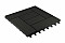 WPC interlocking tile mosaic (dark gray) 23 x 300 x 300 mm