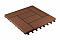 WPC interlocking tile mosaic (cherry) 23 x 300 x 300 mm