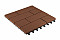 WPC interlocking tile board (cherry) 23 x 300 x 300 mm