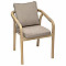 Luxury acacia dining chair BRIGHTON