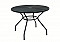 Metal table TAMPA ø 106 cm (black)