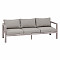 Aluminum 3-seater bench PALMA