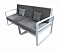 Aluminum 2-seater bench GRENADA I.