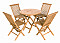 Teak garden set FOXI BALCONY I. 1+4 (FREE cushions)