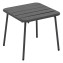 Aluminum side table RUBBY 45x45 cm (anthracite) - anthracite