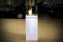 BIO free-standing fireplace Radius design cologne (HIGH FLAME 3L 555L) - White