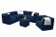 MODULTEX textile modular set for 6 people (dark blue) - tmavě modrá