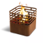 HÖFATS Cube corten grill portable fire pit - corten