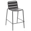 Aluminum bar stool RUBBY (anthracite) - anthracite