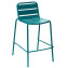 Aluminum bar stool RUBBY (turquoise) - tyrkysová