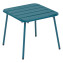 Aluminum side table RUBBY 45x45 cm (turquoise) - tyrkysová