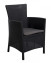 Artificial rattan garden chair HAVANA (anthracite) - Anthracite