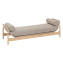 Luxurious acacia chaise longue/bench ZARAGOZA