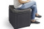 Garden rattan stool CUBE (anthracite) FREE CUSHION - Anthracite