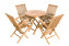 Garden teak set IVORY BALCONY 1+4 (FREE cushions) - teak