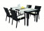 Garden rattan set NAPOLI II. 1+4 (black) - Black