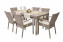 Garden rattan set NAPOLI II. 1+6 (grey-beige) - Beige