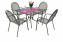 Garden metal set CORINA II. 1+4 - anthracite (powder coating)