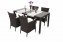 Garden rattan set MODENA II. 1+4 (brown) - Dark brown