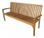 Fixed garden bench RIVIERA 180 cm (teak)