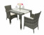 Garden rattan set MODENA I. 1+2 (grey) - Light grey