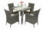 Garden rattan set MODENA I. 1+4 (grey) - Light grey