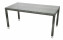 Garden rattan table NAPOLI 160x80 cm (grey) - Dark grey