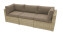 Rattan 3-seater bench SEVILLA (beige) - Beige