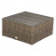 Rattan table BORNEO (brown) - Dark brown