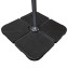 Doppler Plastic filled weight tile 4x35 kg (anthracite)