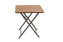 Garden folding table CALVIN (brown)