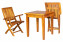 Teak garden set DANTE/DORIS 1+2 - teak