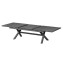 Aluminum table BERGAMO II. 250/330 cm (anthracite) - Anthracite