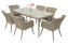 Garden rattan set VICTORIA 1+6 (beige) - Beige