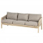 Luxury 3-seater bench made of acacia BRIGHTON