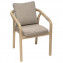 Luxury acacia dining chair BRIGHTON - akácie