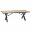 Aluminum dining table 220x100 cm TANZANIA