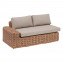 Rattan 2-seater bench MALAGA (right)